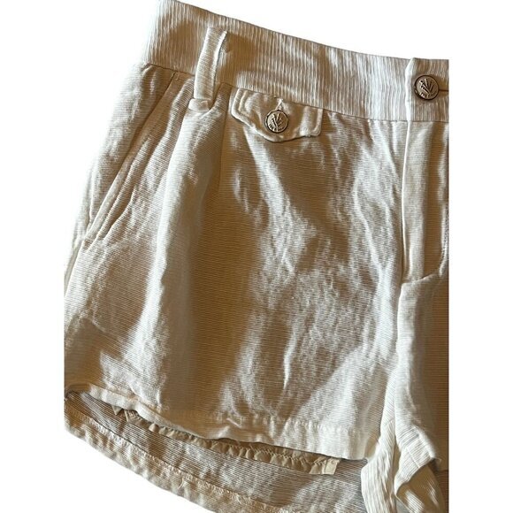 Rag and Bone White Linen Lined Shorts Size‎ 2 - Picture 3 of 7